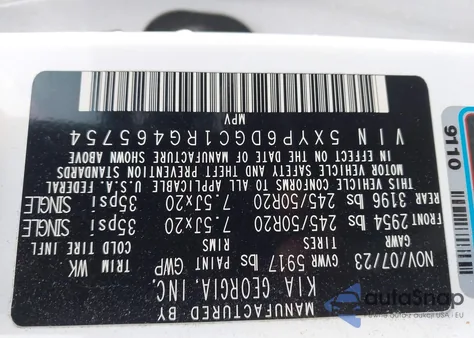 2024 Kia Telluride S from USA, damaged, VIN 5XYP6DGC1RG465754